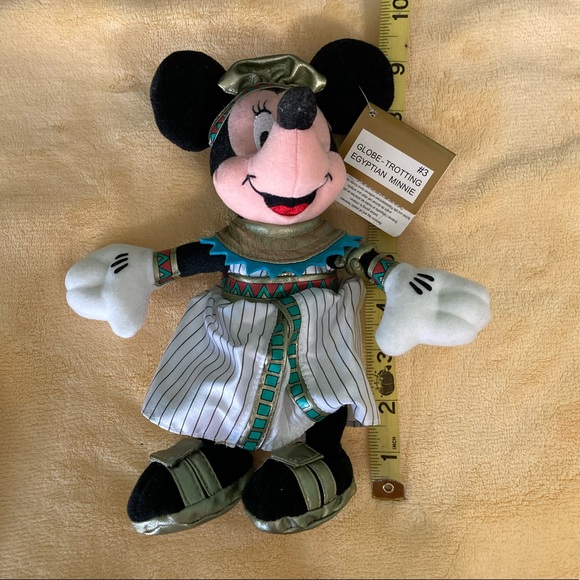 ✨4x HOST PICK✨ Disney Store Globe-Trotting Egyptian Mickey & Minnie beanbag set - Picture 6 of 10
